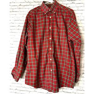 Orvis Men's Plaid Size Medium Long-Sleeve Button Down